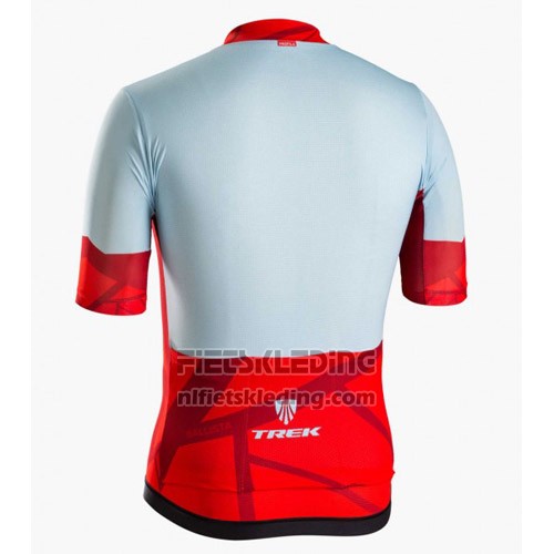 2016 Fietskleding Trek Bontrager Blauw en Rood Korte Mouwen en Koersbroek